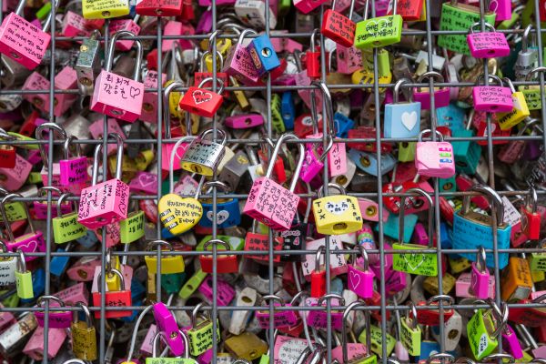 Love Locks at Namsan Tower