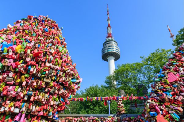 Love Locks at Namsan Tower