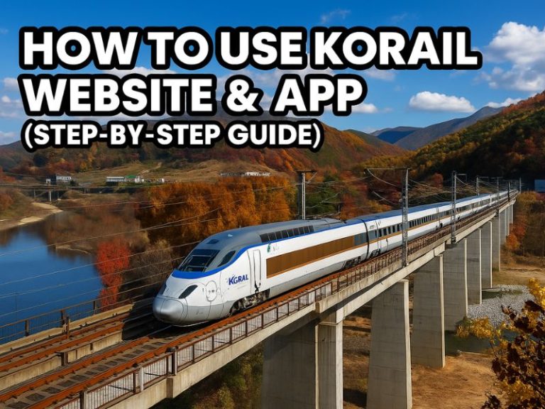 How to Use Korail Website