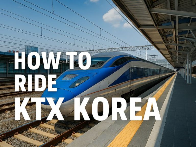 ktx korea train how to book