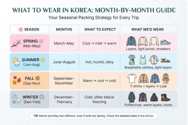 What to Wear in Korea